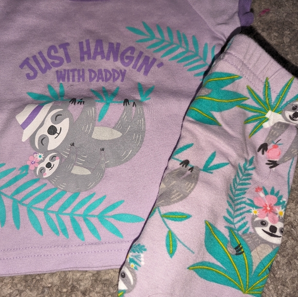 2pc baby girls PJ set. - Picture 2 of 3